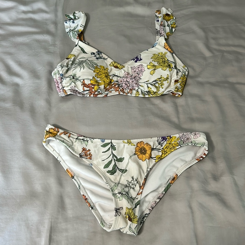 floral bathing suit!